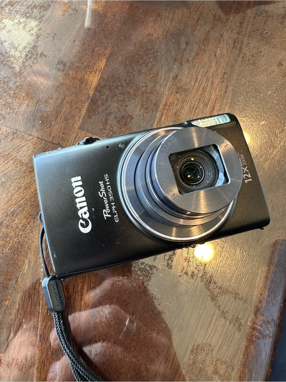 Canon PowerShot ELPH 350 HS Compact Digital Camera - Black
